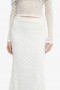 Adoni Mid Rise Maxi Skirt In Orchidwht | Women Bardot Skirts