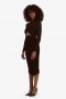 Aliyah Dress In Black | Women Bardot Cocktail & Party Dresses
