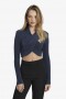 Aliyah Top In Navy | Women Bardot Shirts & Blouses