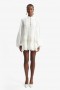 Antonia Lace Trim Mini Dress In Orchid Wht | Women Bardot Day To Night Dresses