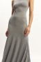 Astoria Knit Maxi Dress In Dovegrey | Women Bardot Day To Night Dresses
