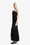 Azura Strapless Maxi Dress In Black | Women Bardot Day To Night Dresses