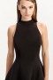 Banks Collar Mini Dress In Black | Women Bardot Cocktail & Party Dresses