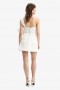 Bella Bow Mini Dress In Orchidwht | Women Bardot Cocktail & Party Dresses