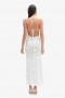 Brody Halter Knit Dress In Ivory | Women Bardot Day To Night Dresses