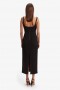 Brooklyn Diamonte Midi Dress In Black | Women Bardot Cocktail & Party Dresses