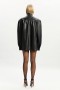 Clements Vegan Leather Jacket In Black | Women Bardot Jackets