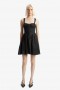 Esra Mini Dress In Black | Women Bardot Day To Night Dresses