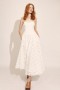 Estie Broderie Maxi Dress In Orchidwht | Women Bardot Day To Night Dresses