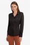 Fitted Satin Shirt In Black | Women Bardot Shirts & Blouses