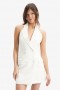 Freya Vest Mini Dress In Orchid White | Women Bardot Day To Night Dresses