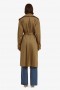 Halle Trench Coat In Khaki | Women Bardot Coats