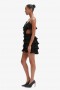 Ilara Pleated Cut Out Dress In Black | Women Bardot Day To Night Dresses