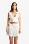 Ingrid Fitted Flower Top In Orchidwht | Women Bardot Fashion Tops