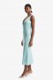 Isha Sequin Midi Dress In Aqua | Women Bardot Cocktail & Party Dresses
