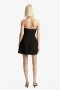 Karoline Hourglass Mini Dress In Black | Women Bardot Cocktail & Party Dresses