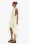 Leona High Low Ruffle Dress In Canary Ylw | Women Bardot Occasion Dresses