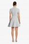 Lexter Short Sleeve Knit Dress In Dovegrey | Women Bardot Day To Night Dresses
