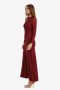 Liyana Ruched Mesh In Berry | Women Bardot Day To Night Dresses