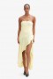 Lorenza Midi Dress In Canary Yellow | Women Bardot Occasion Dresses