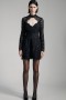 Lulani Long Sleeve Mini Dress In Black | Women Bardot Cocktail & Party Dresses