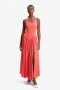Marabella Halter Maxi Dress In Melon | Women Bardot Day To Night Dresses