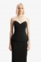 Mariska Longline Strapless Top In Black | Women Bardot Fashion Tops