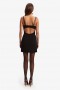 Marzanna Lace Mini Dress In Black | Women Bardot Day To Night Dresses