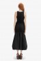 Melody Lace Poplin Maxi Dress In Black | Women Bardot Day To Night Dresses