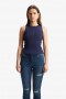 Merel Knit Tank In Navy | Women Bardot Tanks & Camis