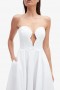 Opal Volume Poplin Midi Dress In Orchidwht | Women Bardot Day To Night Dresses