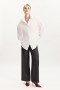 Oversized Shirt In Orchid Wht | Women Bardot Shirts & Blouses