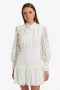Remy Lace Dress In Ivory | Women Bardot Day To Night Dresses