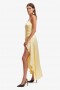 Sorella Midi Dress In Canary Yellow | Women Bardot Occasion Dresses