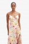 Sorella Printed Midi Dress In Sunset Floral | Women Bardot Day To Night Dresses