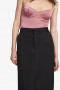 Tailored Midi Skirt In Black | Women Bardot Skirts