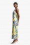 Wintour Midi Slip Dress In Bold Blue Floral | Women Bardot Occasion Dresses
