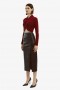 Wren Wrap Knit Top In Burgundy | Women Bardot Fashion Tops