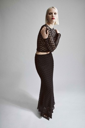 Adoni Mid Rise Maxi Skirt In Black | Women Bardot Skirts