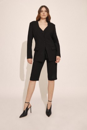 Ellera Fitted Blazer In Black | Women Bardot Blazers