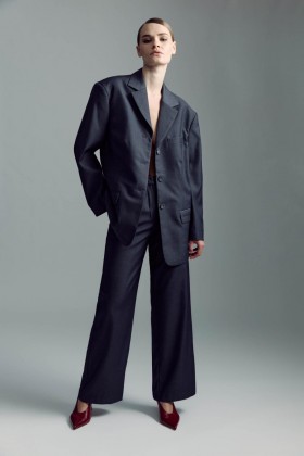 Maxine Suit Pant In Dark Charcoal | Women Bardot Pants