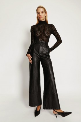 Vezza Floral Mesh Bodysuit In Black | Women Bardot Bodysuits