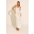 Brody Halter Knit Dress In Ivory | Women Bardot Day To Night Dresses