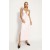 Clea Satin Maxi Dress In Petal Pink | Women Bardot Occasion Dresses