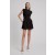 Delphi Hourglass Mini Dress In Black | Women Bardot Cocktail & Party Dresses