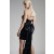 Eleni Bow Back Satin Dress In Black | Women Bardot Cocktail & Party Dresses