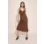 Emory Lace Slip Dress In Chocolate | Women Bardot Occasion Dresses