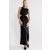 Esfira Twist Front Maxi Dress In Black | Women Bardot Occasion Dresses
