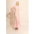 Lea Mesh Midi Dress In Light Pink | Women Bardot Day To Night Dresses