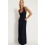 Martel Denim Midi Dress In Dark | Women Bardot Day To Night Dresses
